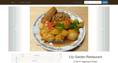 Desktop Screenshot of lilygardenrestaurant.com