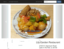 Tablet Screenshot of lilygardenrestaurant.com